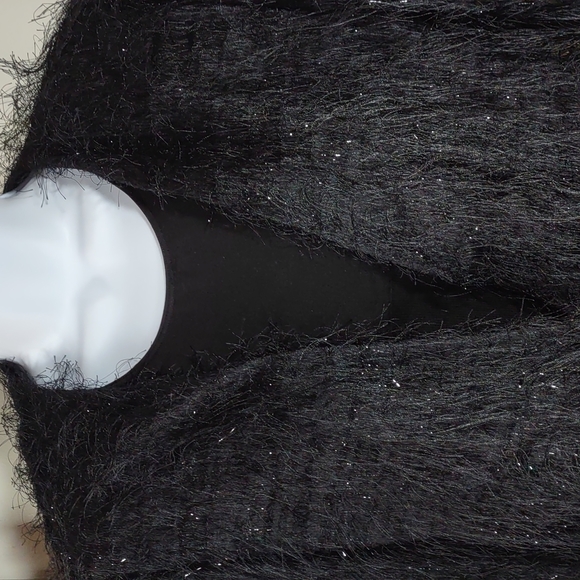 Russell Kemp Black Eyelash Fringe Jacket - Picture 2 of 7